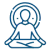 Zen garden/ Meditation Zone Icon